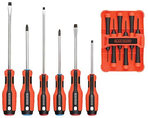 12 Piece BLACK+DECKER Magnetic Screwdriver Set
