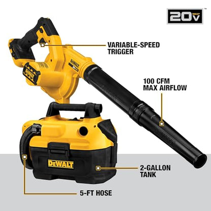 DEWALT 20V MAX Power Tool Combo Kit, 10-Tool Cordless Power Tool Set with 2 Batteries and Charger (DCK1020D2)