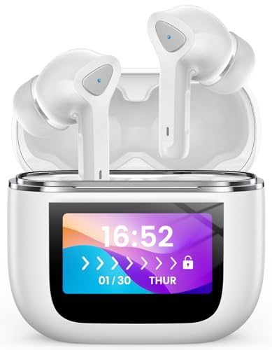 Wireless Bluetooth 5.3 Earbuds, 50H Playtime, Waterproof