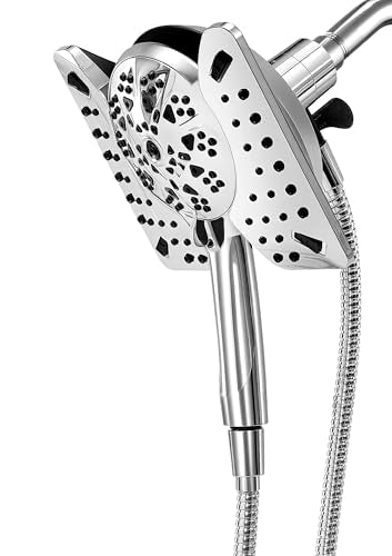 High Pressure 2-in-1 Rain and Handheld Shower Head
