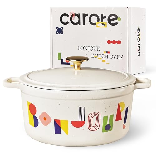 5 Quart Enameled Cast Iron Dutch Oven Pot