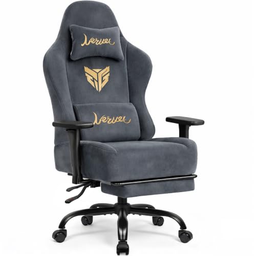 Ergonomic Video Gaming Chair with Footrest