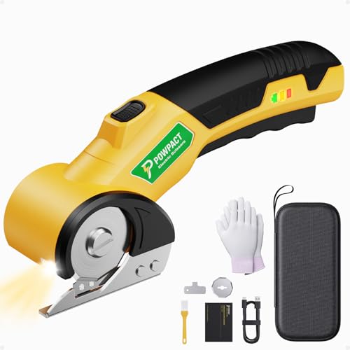 Cordless Electric Cardboard Cutter, Rechargeable Rotary Scissors