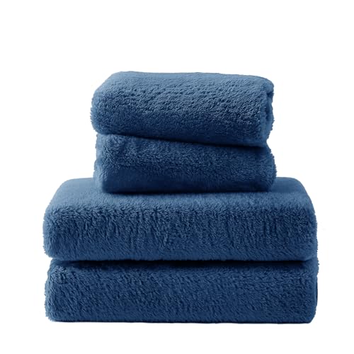 3 Piece King Fleece Fitted Sheet Set