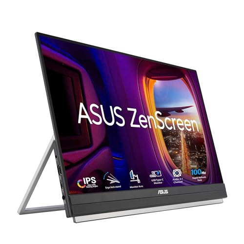 ASUS 22-Inch 1080p 100Hz Portable USB-C Monitor