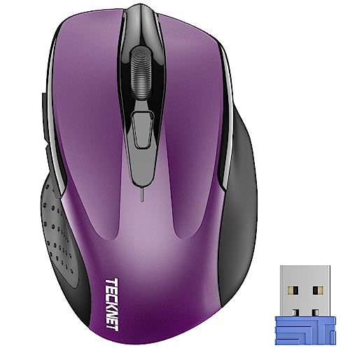 TECKNET Wireless Ergonomic Mouse with 2600 DPI