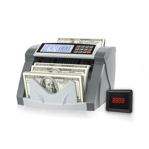Money Counter Machine Pro, Dual Motor, Bill Detector