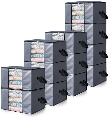 12 Pack Extra Large Heavy Duty Moving Bags 90L