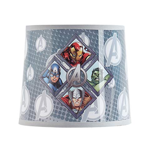 Avengers Kids Table Lamp with Decorative Shade