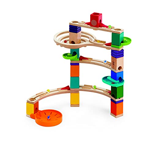 Hape Quadrilla Cliffhanger Wooden Marble Run Set