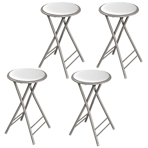 4 Pack Folding 24-Inch Counter Height Bar Stools