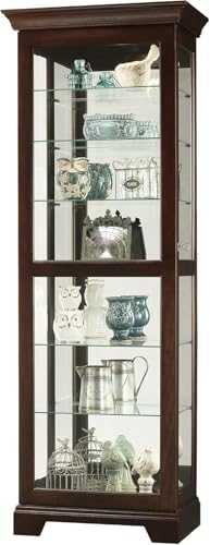 Howard Miller Lighted Locking Curio Cabinet
