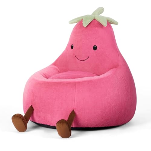 Kids Faux Fur Bean Bag Chair 31-Inch