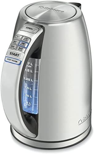 1.7L Cuisinart Electric Kettle with 6 Temperature Presets
