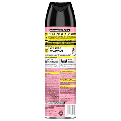 Raid Ant & Roach Aerosol Bug Spray, Water-Based Formula Insecticide With No Greasy Residue, Kills On Contact, 17.5 oz