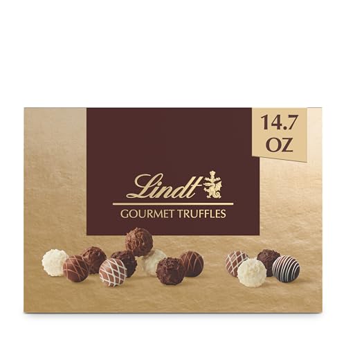14.7 oz Lindt Assorted Gourmet Chocolate Truffles Gift Box
