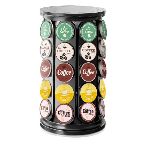 40 Count Coffee Pod Carousel Holder Organizer