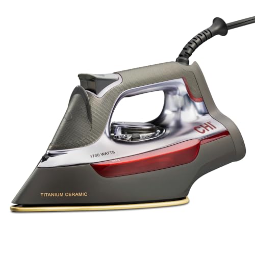CHI Steam 1700W Titanium Ceramic Steam Iron