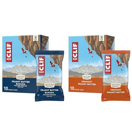 20 Pack CLIF Bar Peanut Butter Energy Bars Variety