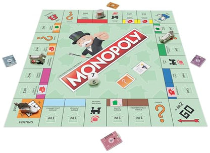 Monopoly Board Game Giant Edition Game for Kids | Family Board Game | Outdoor Games | Kids Games with Massive Board, Cards, Tokens, for Kids Ages 6+