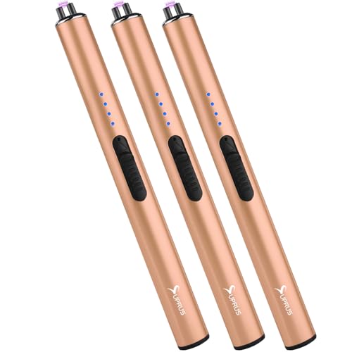 3 Pack SUPRUS Electric Arc USB Rechargeable Lighters