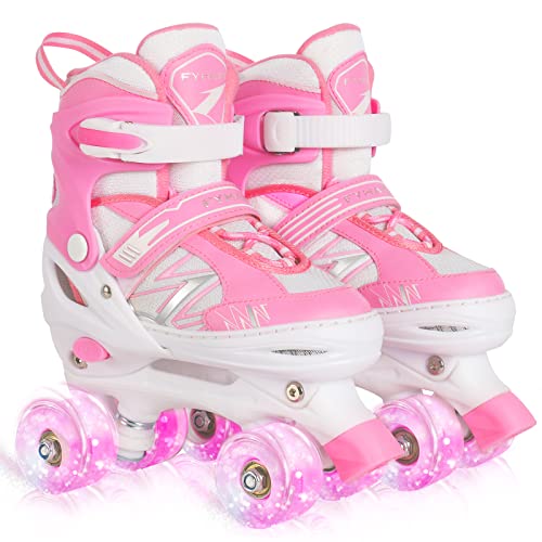 Adjustable Kids Roller Skates with Light Up Wheels