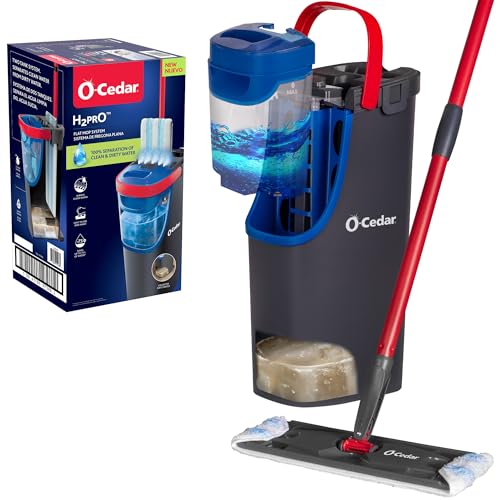 O-Cedar H2prO Flat Microfiber Mop System