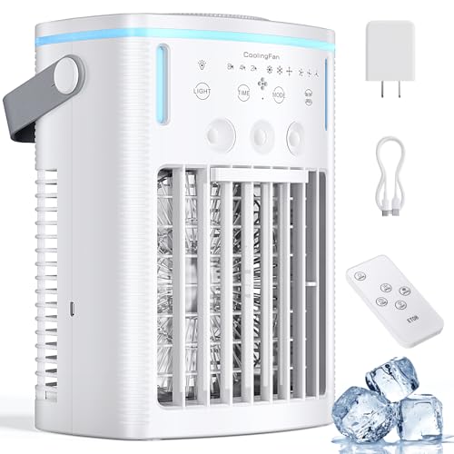 1000ml 4-in-1 Portable Evaporative Air Cooler Fan