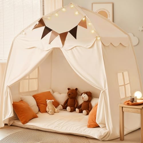 Extra Large Kids Play Tent with Star Lights