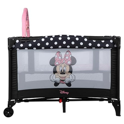 UPDATE: DEAD!  Disney Baby® 3D Ultra Play Yard with Bassinet and Storage Bag, Peeking Minnie