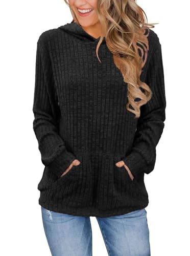 Womens Long Sleeve Hoodie Pullover Sweater (13 Colors)