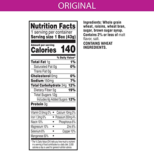 Kellogg's Raisin Bran Original Cereal, 70 Count