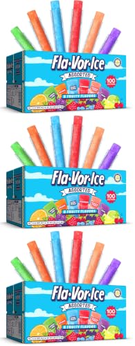 300 Count Fla-Vor-Ice Assorted Freezer Pops (OU)