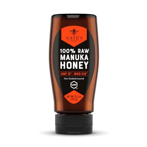 13.2 oz Manuka Honey Squeeze Bottle MGO 512+ (Kosher Kiwi)