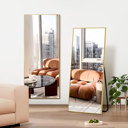 56"x20" Full Length Floor Mirror, Full Body Standing