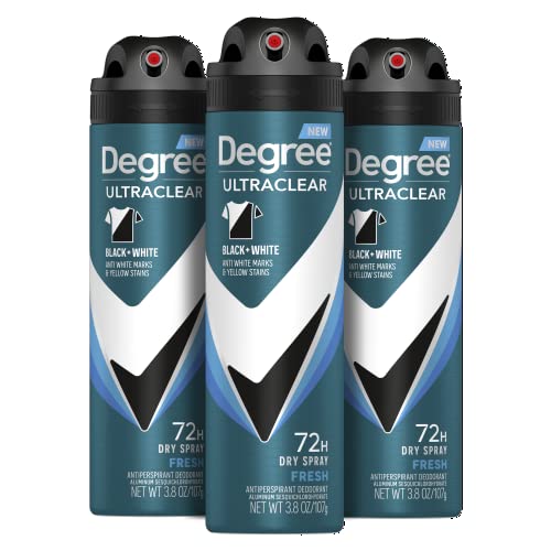 3 Pack Degree Men Antiperspirant Dry Spray Deodorant 3.8oz