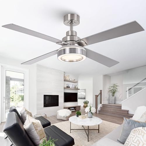 52 Inch Ceiling Fan with Light and Remote