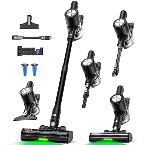 Cordless 500W Stick Vacuum Cleaner with LED Display