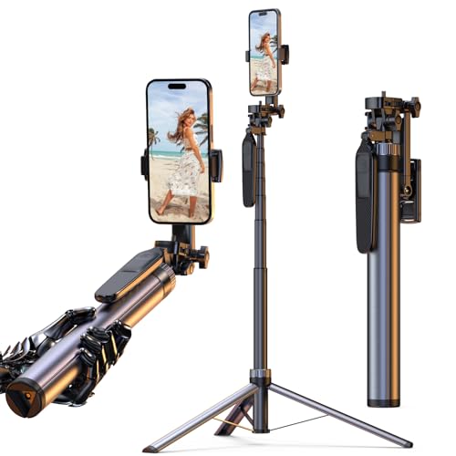 80" Tripod Selfie Stick with Remote for iPhone
