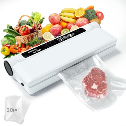 Vacuum Sealer Machine with Strong Suction and Bags