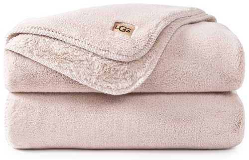 UGG Plush Fleece Throw Blanket 50 x 70 Inch