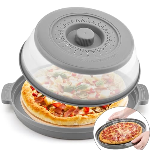 Collapsible Vented Microwave Splatter Cover Guard