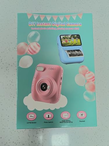 Kids Instant Print Camera for Ages 3-12