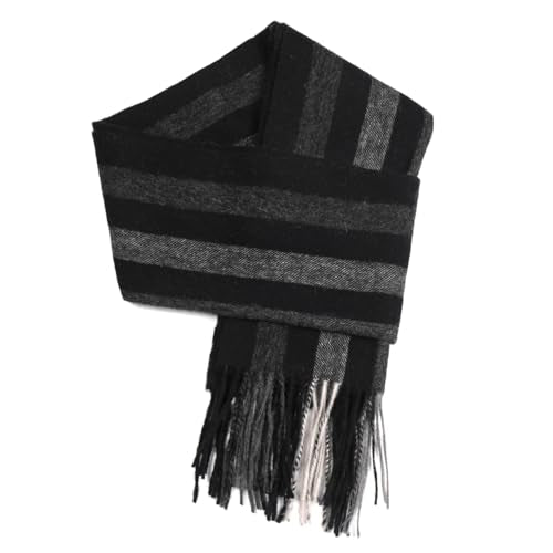 Winter Wool Plaid Scarf Tartan Checkered Wrap Men Women