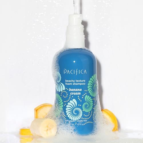 Pacifica Banana Cream Beachy Texture Foam Shampoo