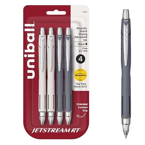 4 Pack uni-ball Jetstream RT Fine Point Pens