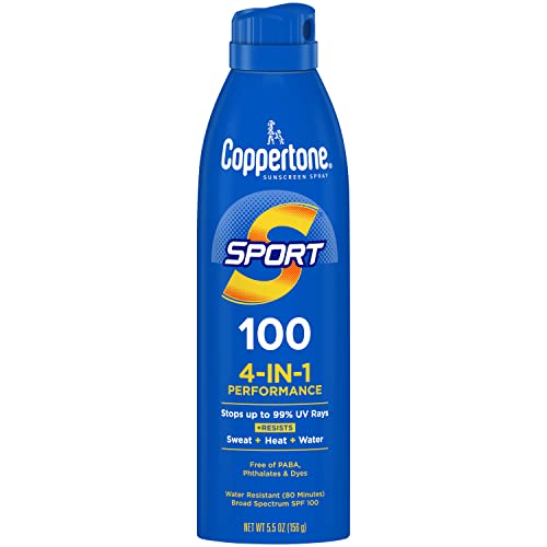 Coppertone Sport SPF 100 Sunscreen Spray 5.5oz