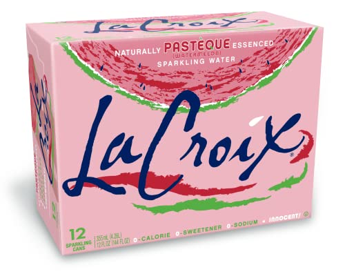12 Pack La Croix Watermelon Sparkling Water Cans