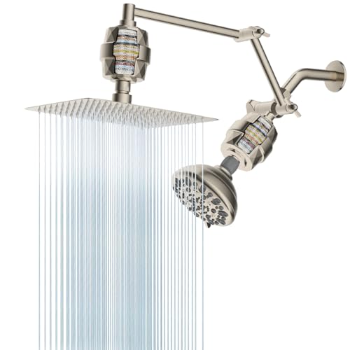 High Pressure Rainfall and Handheld Shower Head Combo