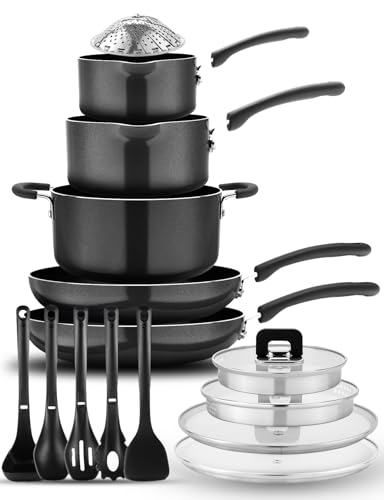 17-Piece Non-Stick Pans & Pots Set
